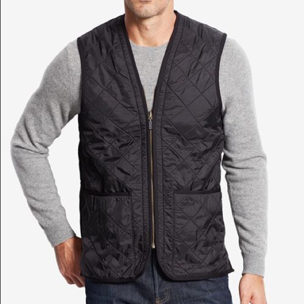 Men's Barbour Polarquilt Zip-In Liner.
